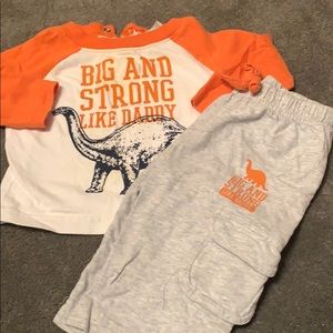 Big and Strong Like Daddy 2 pc outfit